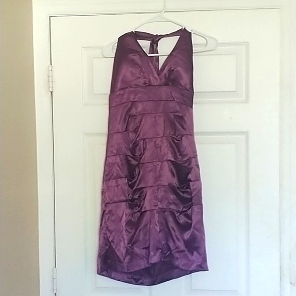Satin purple 🟣 dress